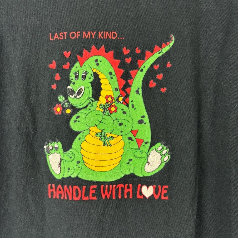 Vintage Last Of My Kind Handle With Love Dino Tee